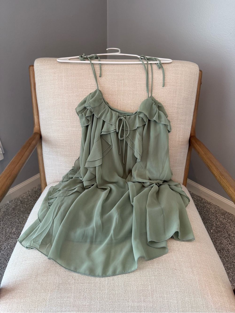 Wild Fable Boho Ruffle Mini Dress
